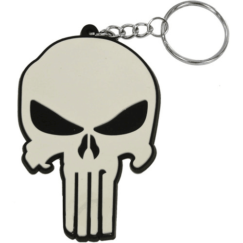 Marvel Punisher Logo Soft Touch PVC Keychain