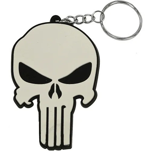 Marvel Punisher Logo Soft Touch PVC Keychain